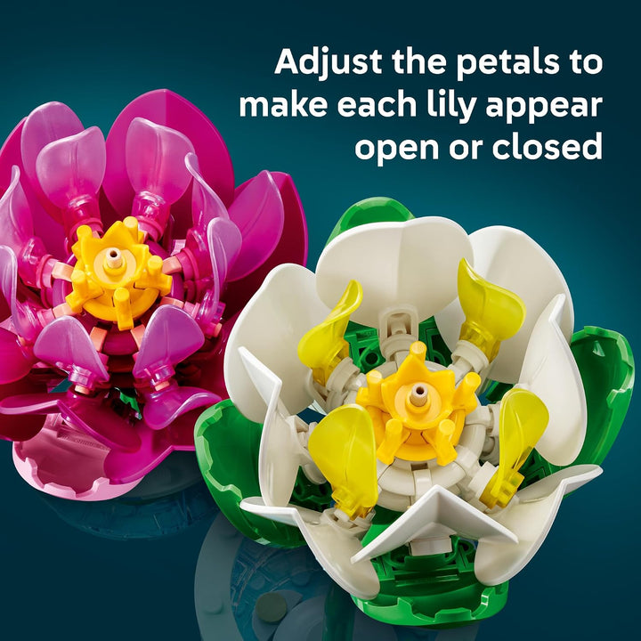 LEGO Botanicals Nenúfares 11511 | Juguetes de construcción para niñ...