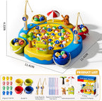 ORANGE OCEAN 66 juegos magnéticos de pesca para niños de 4 a 8 años, juegos de mesa para niños de 4 a 6 años, 8 a 12, juguetes para niños de 3, 4, 5, 6 años, ideas de regalos de cumpleaños para niños y niñas de 3-5, 6-8