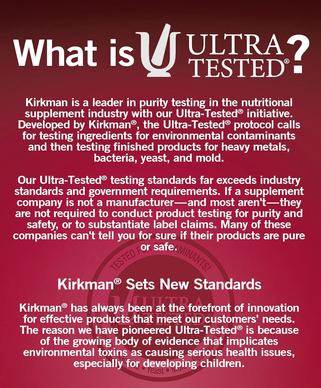 Kirkman - Multivitamínico y mineral para niños con 5-MTHF, 120 tabletas