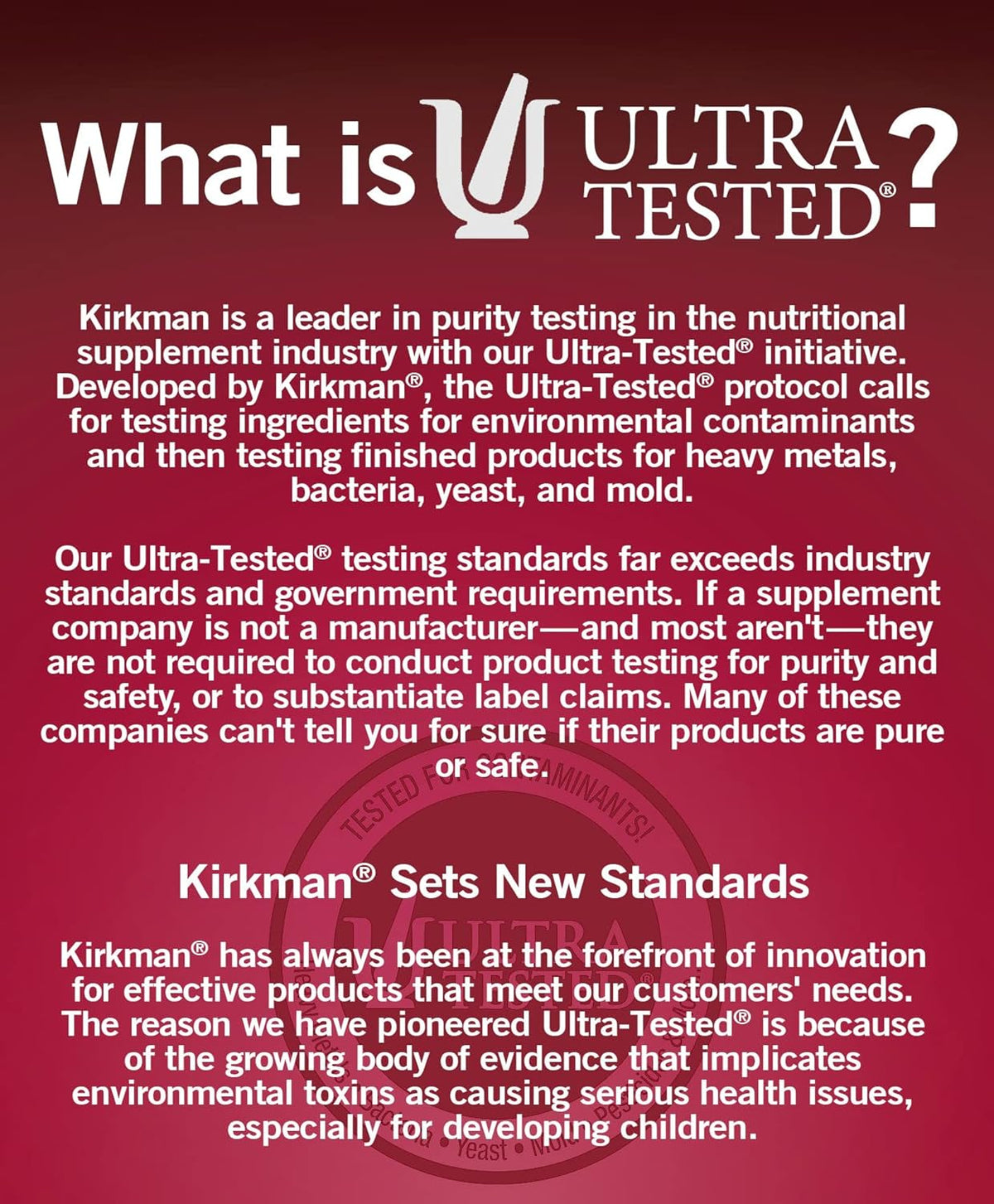 Kirkman - Multivitamínico y mineral para niños con 5-MTHF, 120 tabletas