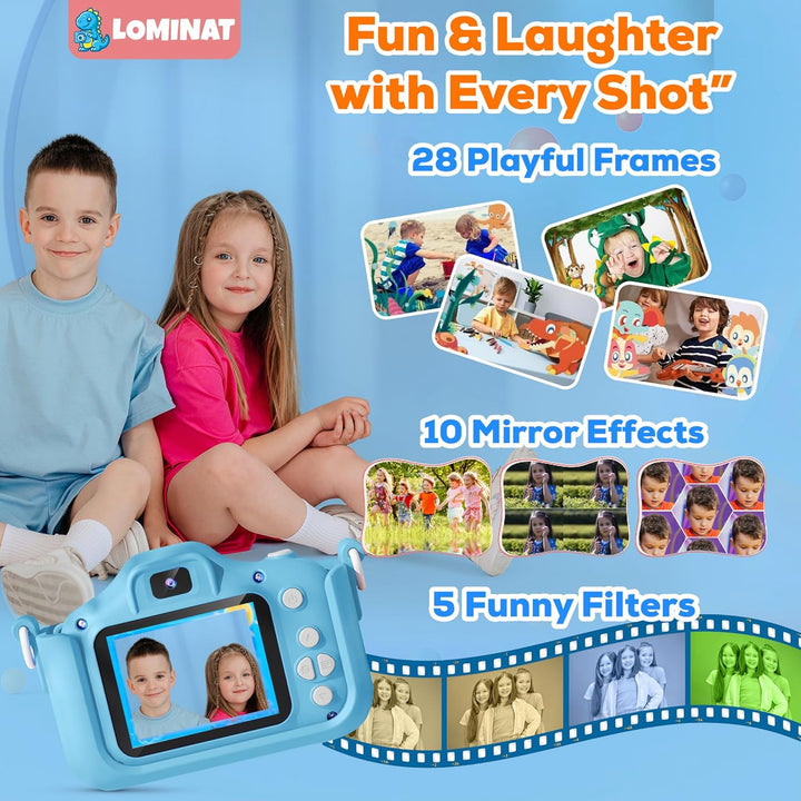 Cámara para Niños de 3, 4, 5, 6, 7, 8, 9 Años Niños y Niñas \u2013...
