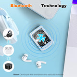 Reproductor MP3 azul claro con Bluetooth 5.3, pantalla táctil de 32...