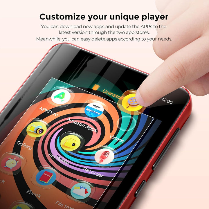 innioasis Reproductor MP3 de 160GB con Bluetooth y WiFi, reproducto...