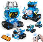 Opmind 5-en-1 STEM RC Robot Building kit, 494Pcs App Coding, Boys Age 8-13