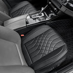 Paquete de 2 fundas de cuero para asientos delanteros de automóvil