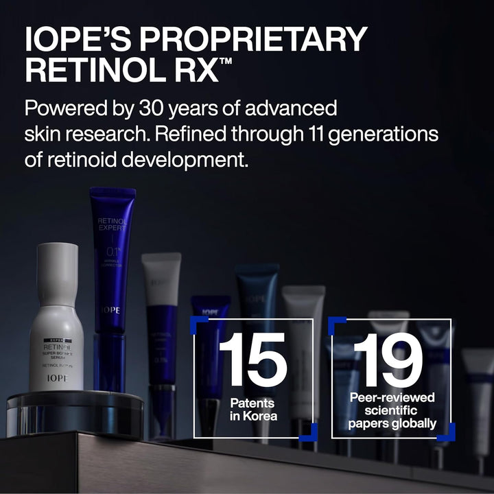 IOPE Expert Retinol RX 1% Super Bounce Serum - Suero facial antienv...