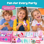 Kit de arcilla seca al aire para niños, juego de esculpir arcilla mágica