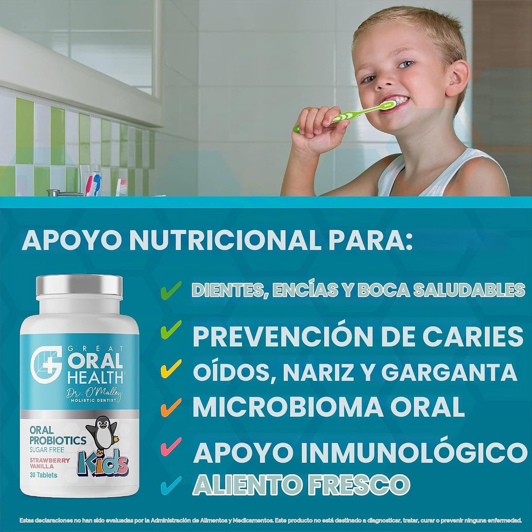 Probióticos orales para niños, probiótico para el cuidado bucal par...