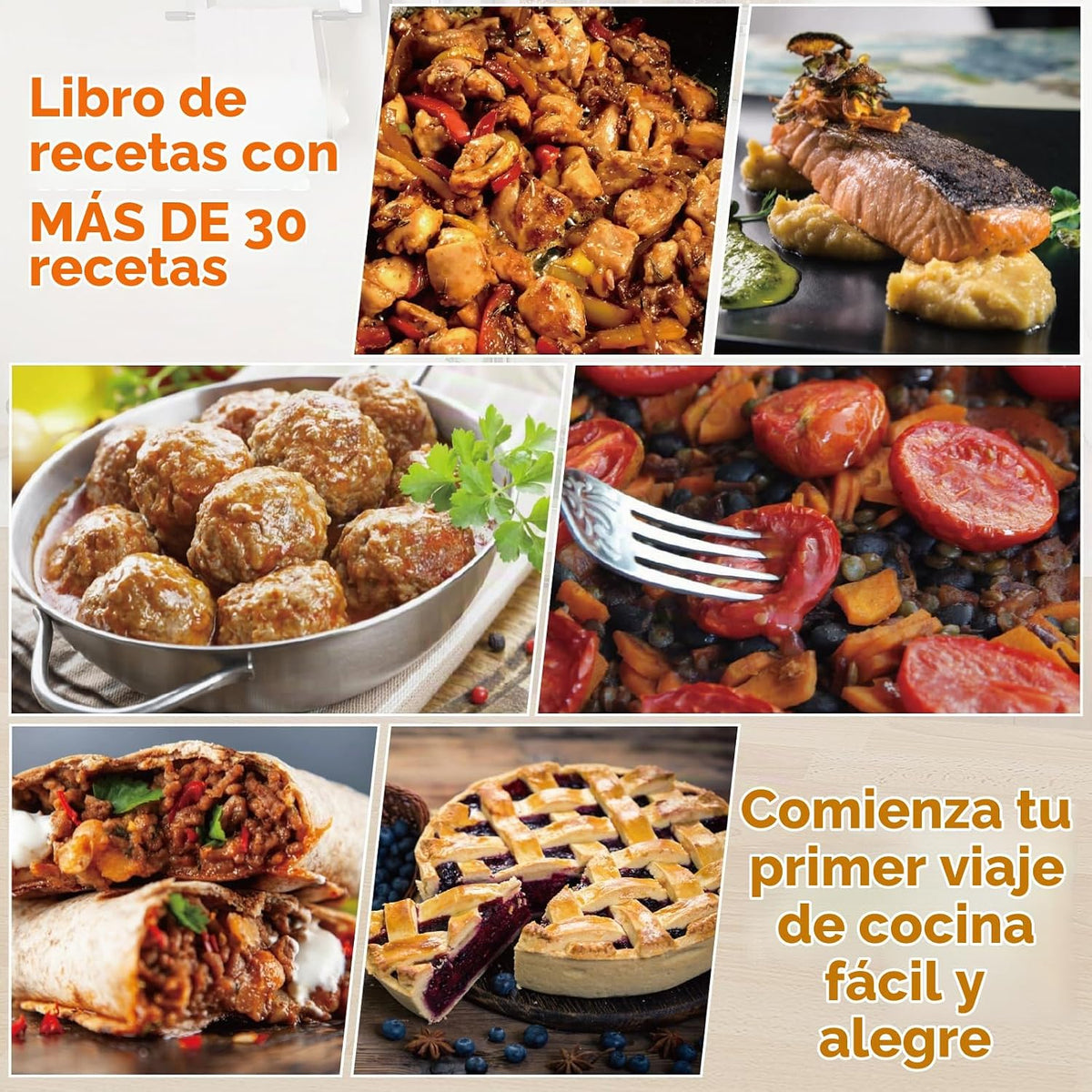 Freidora de aire horno de 4.2 cuartos de galón, multicocina 8 en 1 con cesta antiadherente, freidora de aire con función preestablecida, cocina para comidas saludables y bajas en aceite, operación conveniente