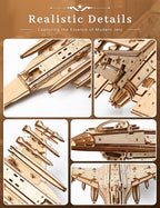 Rompecabezas de madera 3D para adultos con juego de pintura