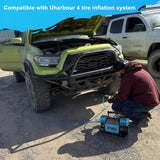 Uharbour Compresor de aire todoterreno de 12V de doble compresor co...