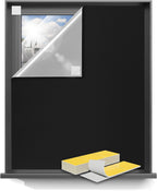 Cortinas opacas portátiles para dormitorio, 72 x 60 pulgadas