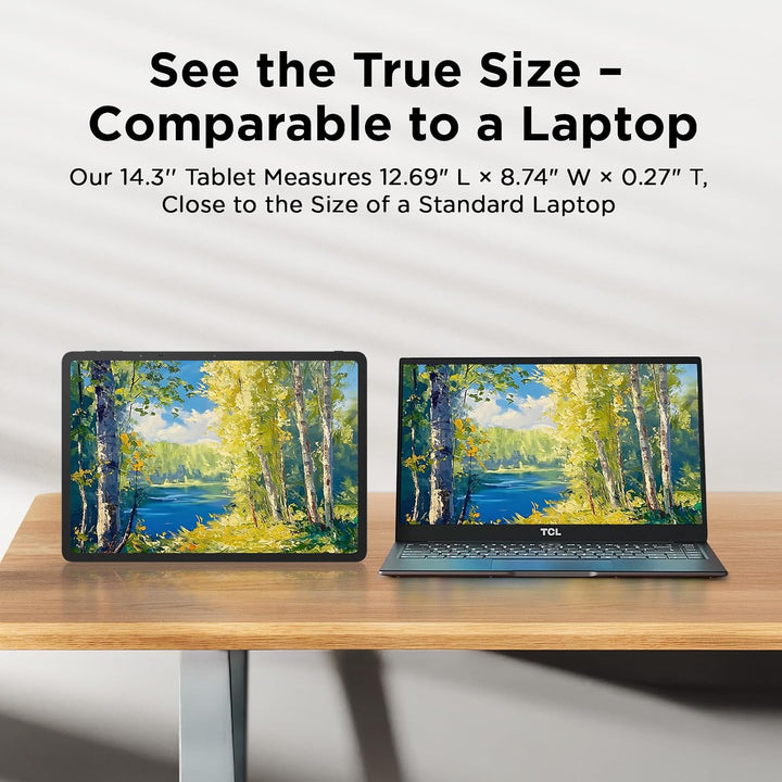 TCL Tableta Android NXTPAPER 14, bloc de dibujo de 14.3 pulgadas y...