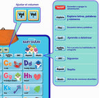 Just Smarty - Tabla interactiva de pared del alfabeto, ABC y 123, Baby