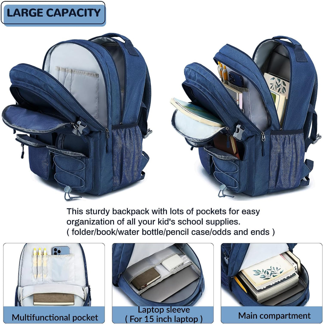 Lohol Mochila Resistente al Agua con Múltiples Bolsillos para Viaje...