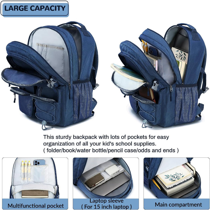Lohol Mochila Resistente al Agua con Múltiples Bolsillos para Viaje...