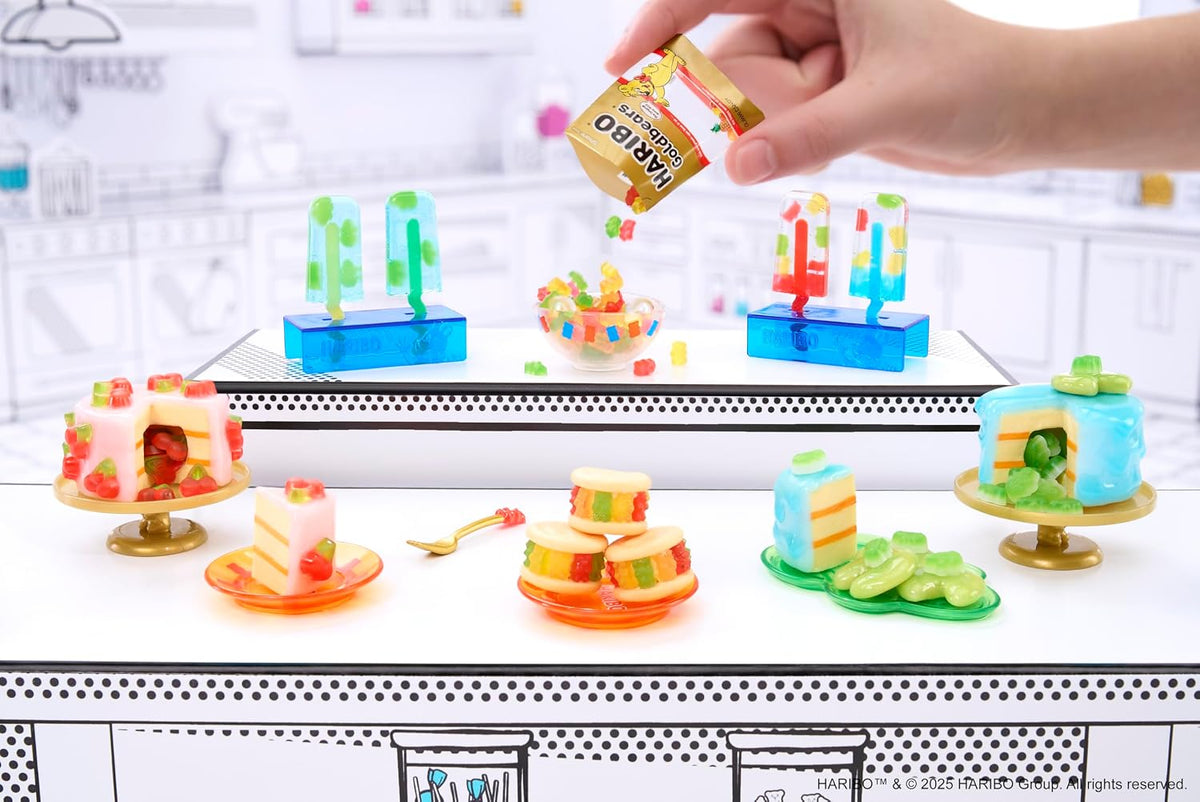 MGA's Miniverse Make It Mini HARIBO Multipack, bricolaje, juego de resina, pasatiempos, regalos, réplicas de alimentos, no comestibles, coleccionistas, 8+