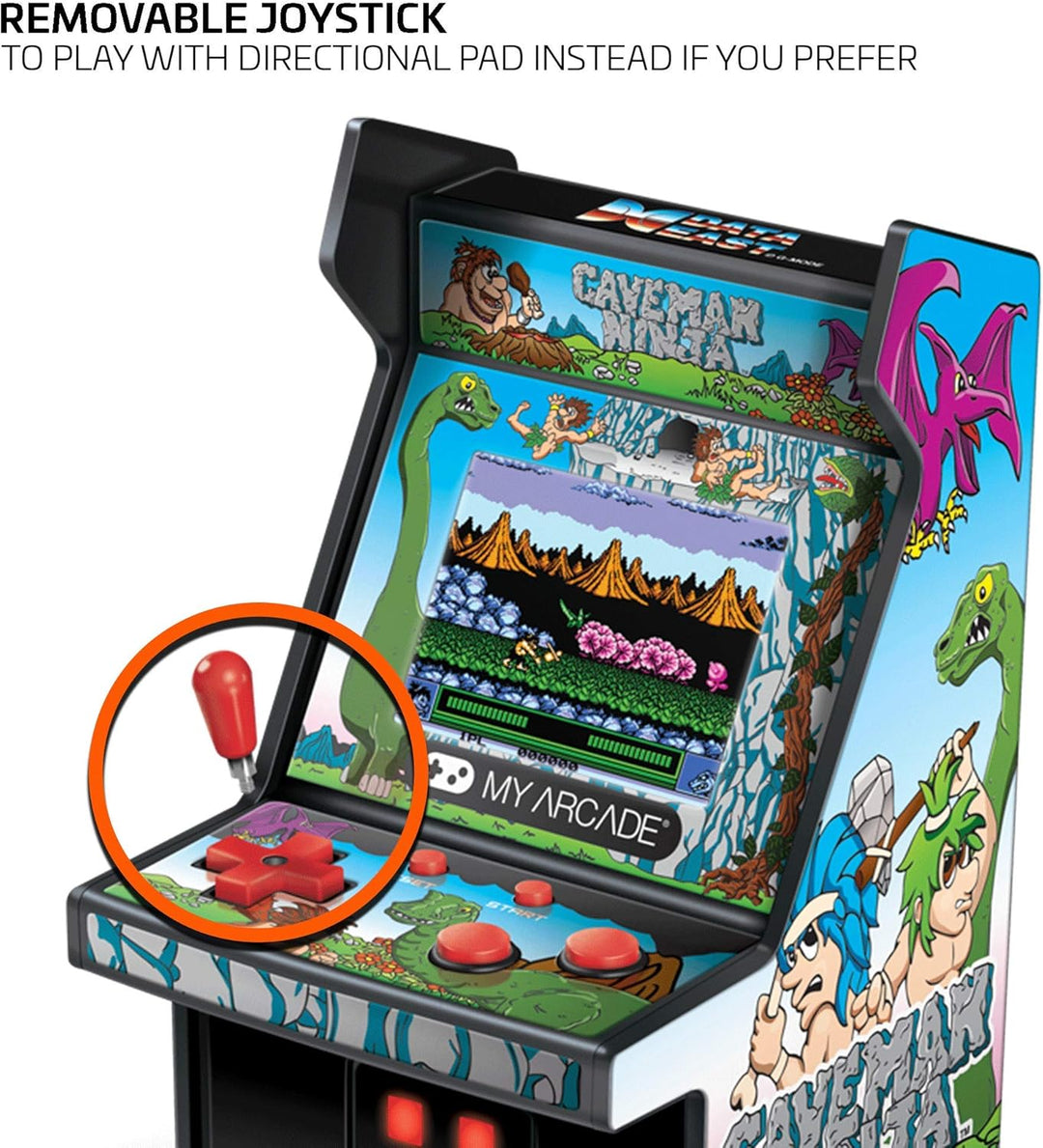 My Arcade Bad Dudes Micro Player - Portable Game, 6.75 Inch Mini Re...