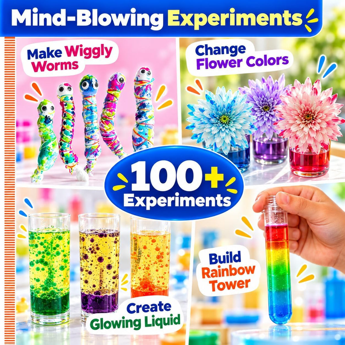 Butterfly EduFields Science Kits para Kids Ages 5-7 6-8 | 100+ Experiments