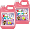 Lulu Home Solución concentrada de burbujas, 2 paquetes, 2 L, botella rosa