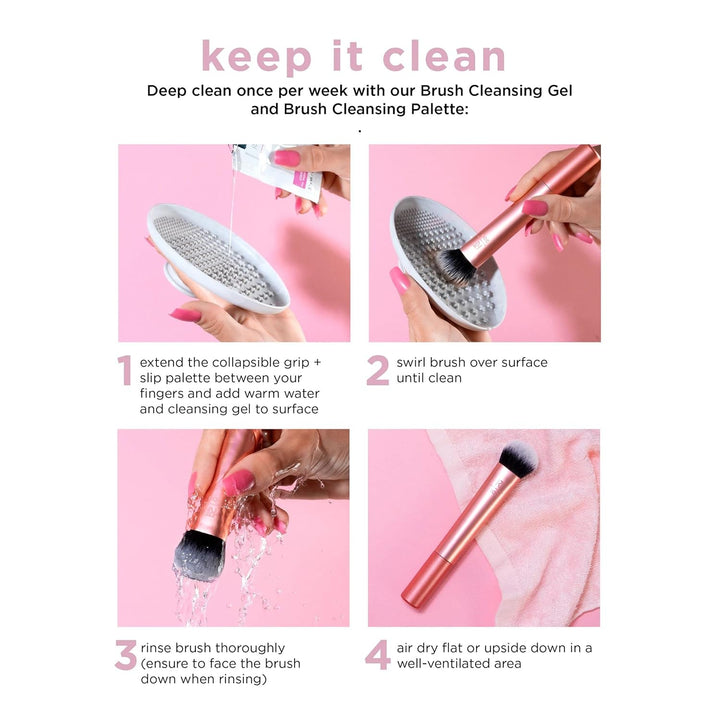 Real Techniques Artist Essentials - Juego de brochas de maquillaje,...