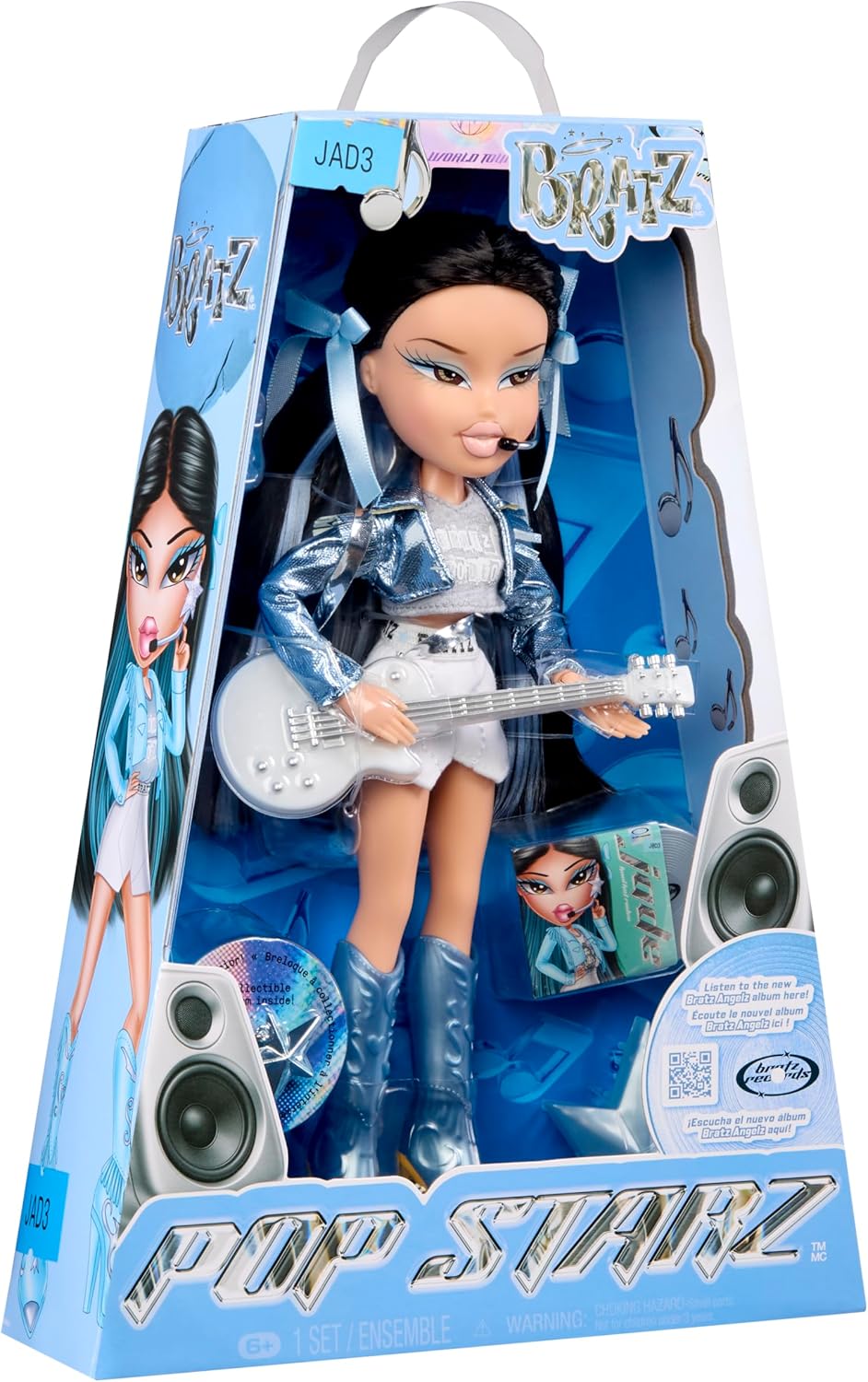 Bratz Pop Starz Jade Fashion Doll con accesorios y encanto