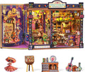 CUTEBEE Kit de rincón de libros, kit de casa en miniatura del Día de los