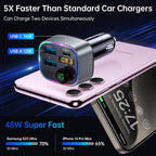 Syncwire Bluetooth 5.4 Transmisor FM Adaptador de coche 48W (PD 36W y 12W
