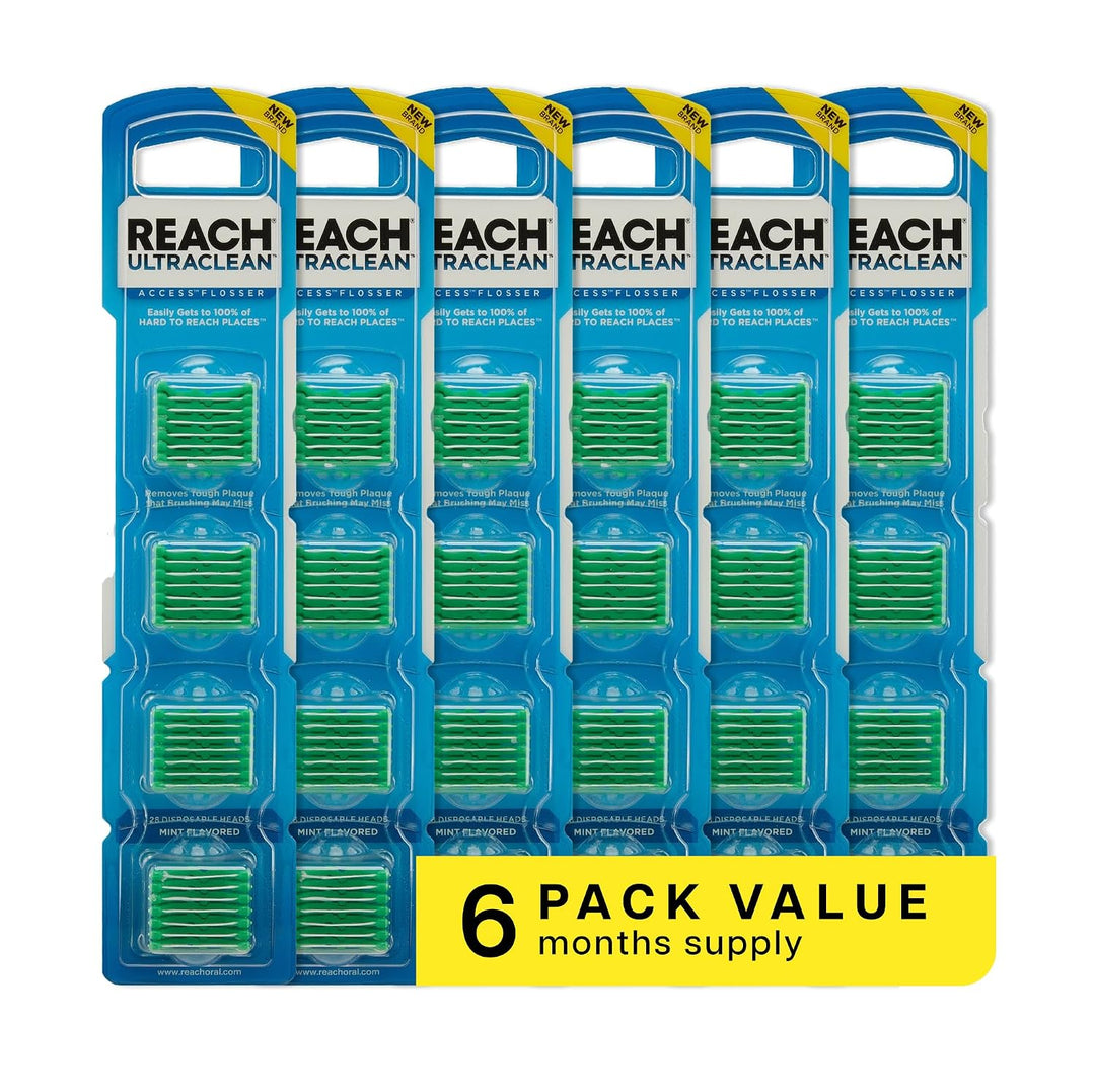 REACH Cabezales de recambio para hilo dental Ultraclean Access, men...