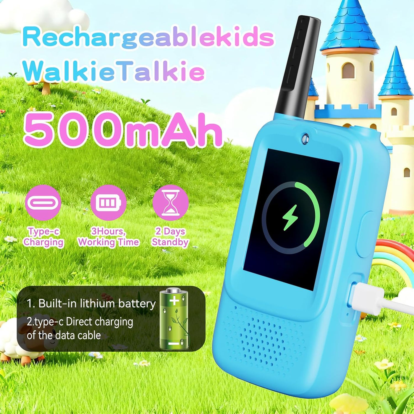 Walkie Talkies de video para niños juguetes de
