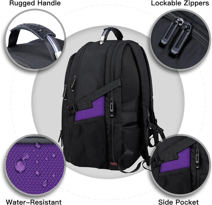 ANTERK Mochila Extra Grande, Mochila de Viaje para Laptop, Resisten...