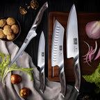 HOSHANHO Juego de cuchillos de cocina japoneses ultra afilados con bloque