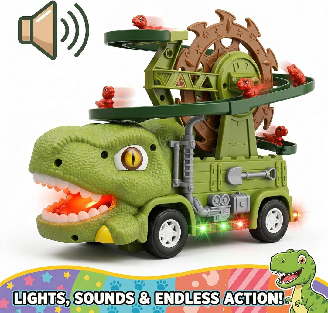 Juguete de camión de dinosaurio para niños de 3, 4, 5, 6, 7 y 8 año...