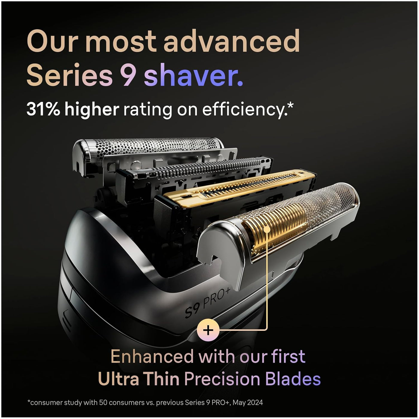 Braun Maquinilla de afeitar eléctrica para hombres Serie 9 PRO+ Máq...