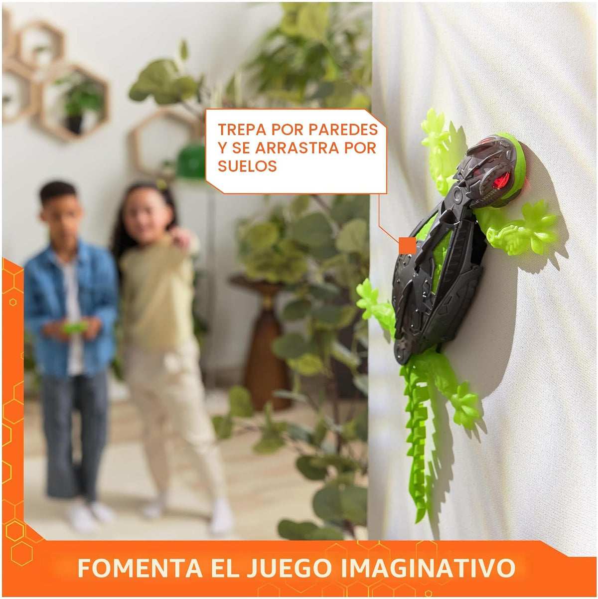 HEX BOTS Wall Crawler Gecko Recargable Control Remoto Juguete