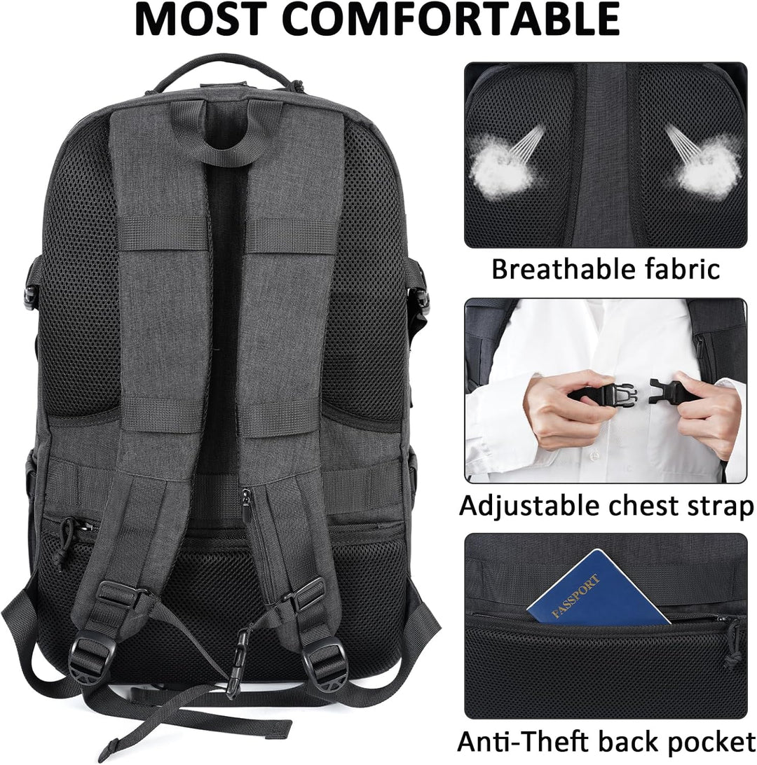 MATEIN Mochila para laptop de 17 pulgadas, mochila táctica militar...