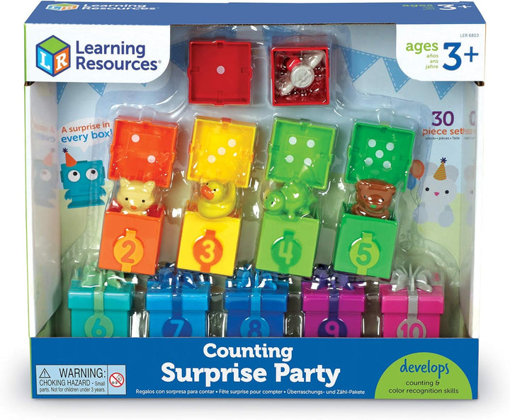 Learning Resources Fiesta Sorpresa de Contar - Juguetes Montessori...