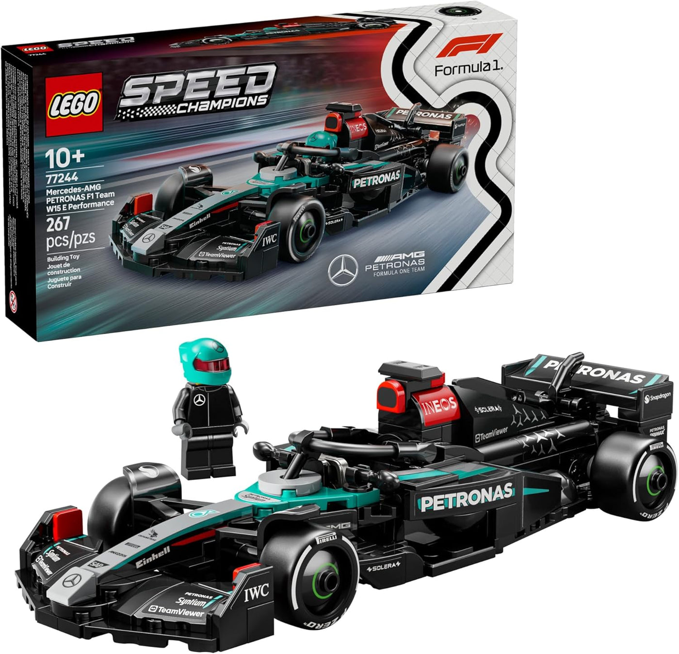 LEGO Speed Champions Mercedes-AMG F1 W15 - Juego de