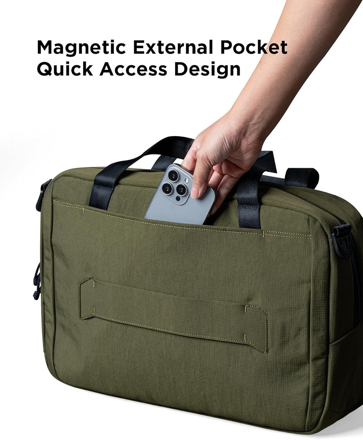 ALPAKA Bravo Brief - Portafolio para laptop de 16 pulgadas, bolsa de hombro de negocios con protección contra la intemperie, bolsa de mensajero para hombres para trabajo y viajes