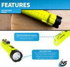 Nightstick XPP-5422GMX X-Series Linterna de doble luz intrínsecamente segura con imanes duales, verde/negro