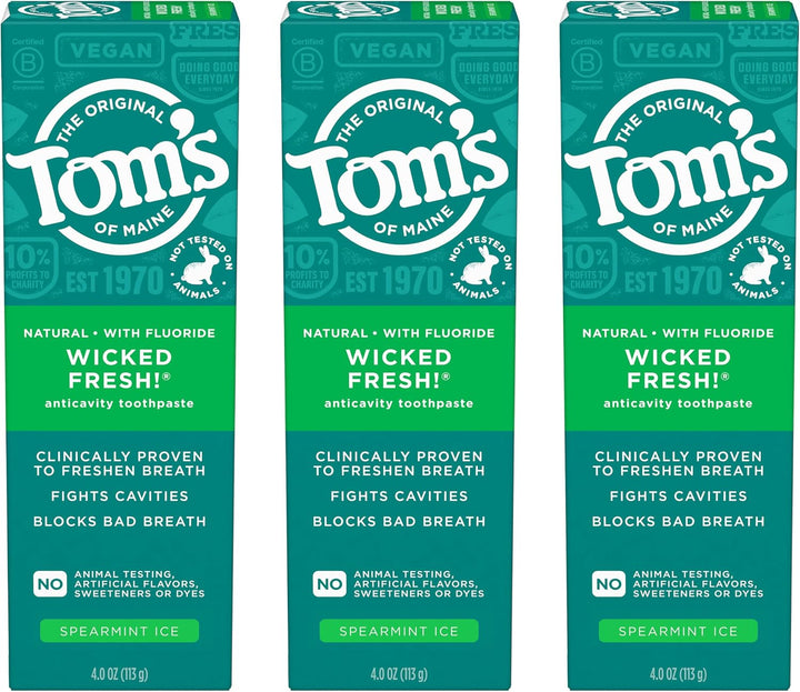 Tom's of Maine ¡Malvado y fresco! Pasta dental anticaries natural,...