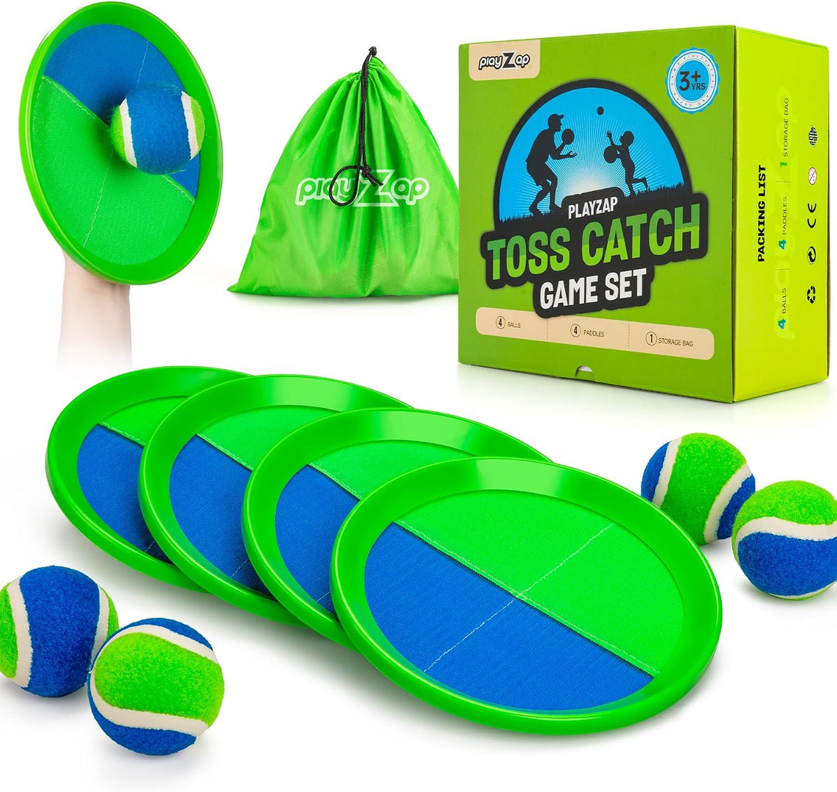Set Toss y Catch Ball, Juguetes para Piscina y Playa, Juegos de Béisbol para Familia