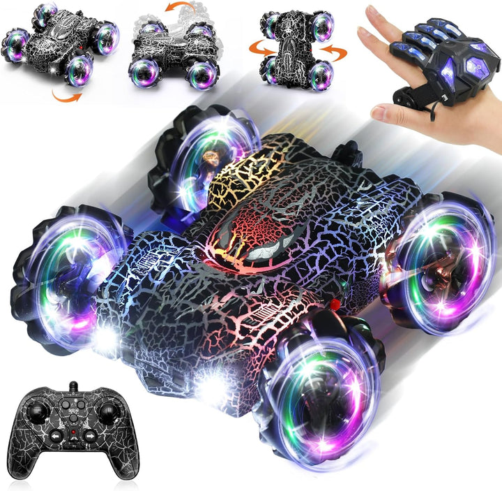 Coche de Control Remoto Controlado a Mano, Coche RC Acrobático con...
