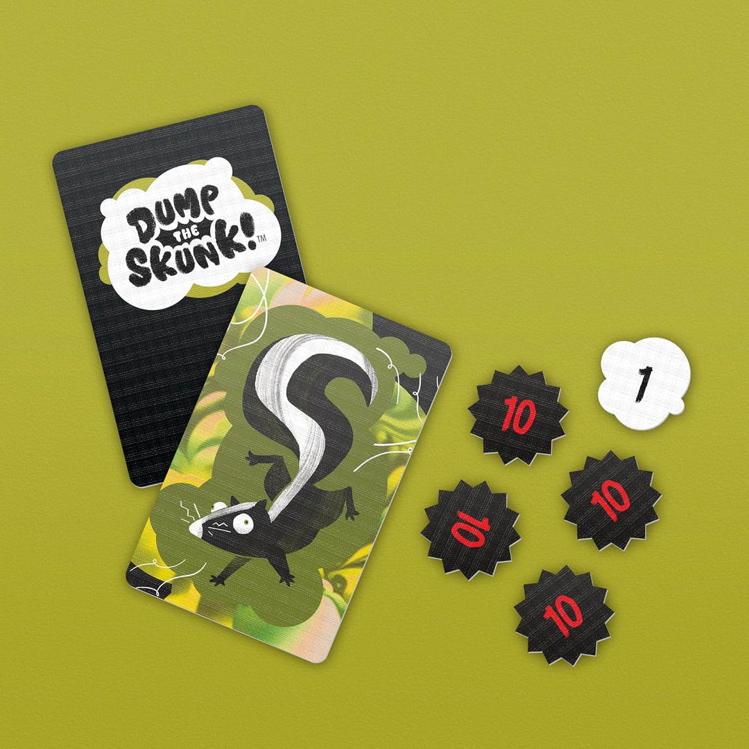 Dump The Skunk Juego Juego de cartas familiares de Reiner