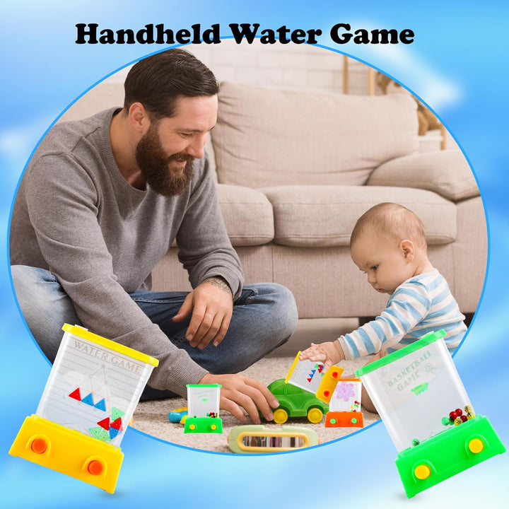 Rcanedny Paquete de 18 juegos de agua de mano, juego de anillo de l...