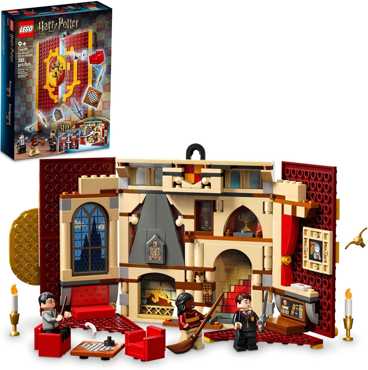 Lego Harry Potter Gryffindor House Banner Set 76409 con