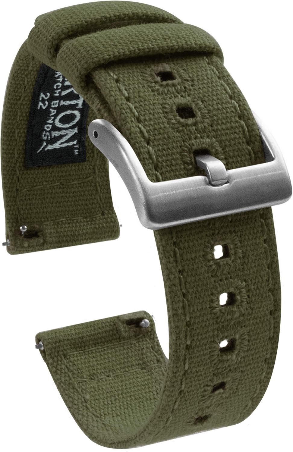 BARTON Correas de reloj con sistema de liberación rápida de Canvas