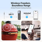 ThermoMaven Termómetro de carne inalámbrico Bluetooth inteligente con