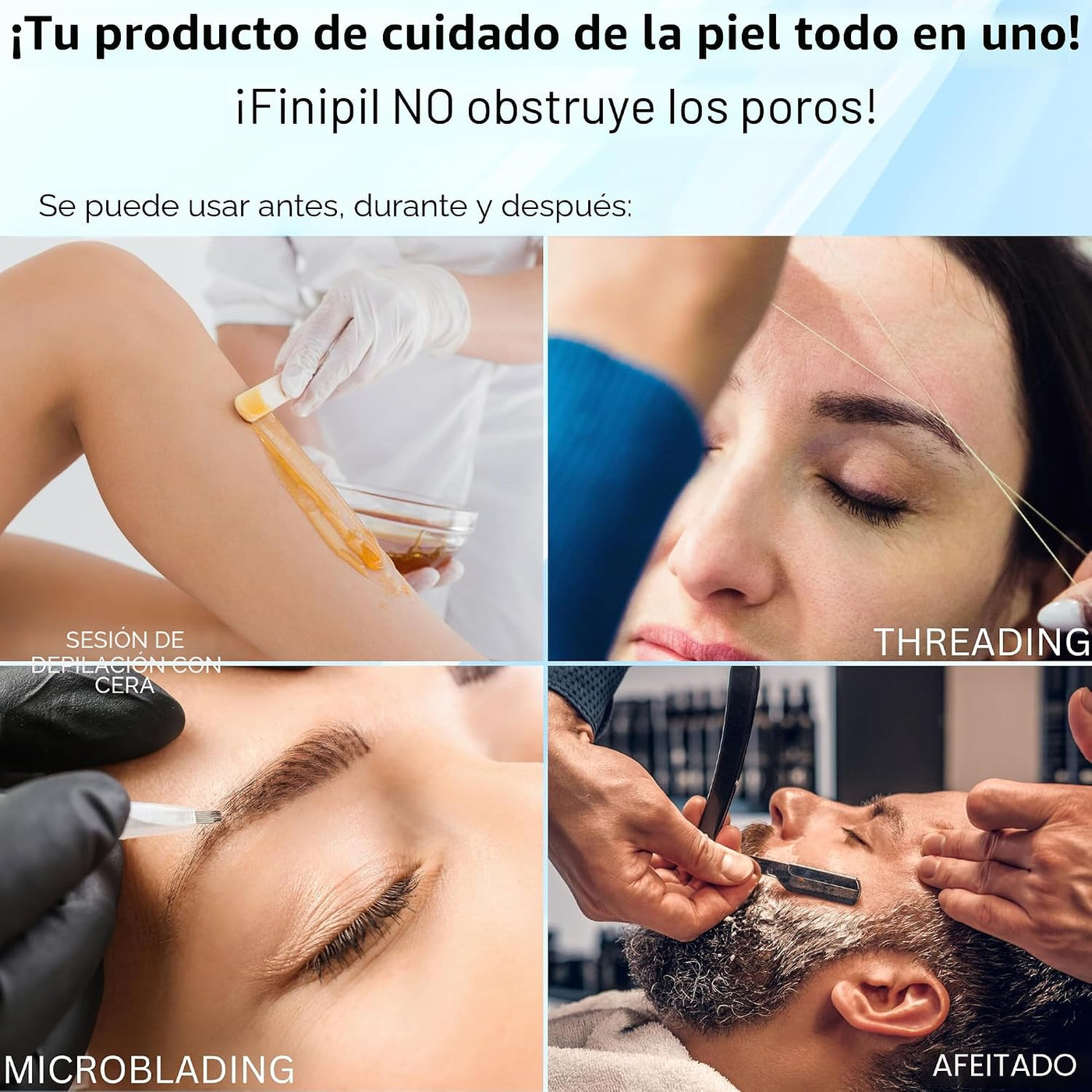 Crema antiséptica Finipil 50, 1.5 onzas líquidas.