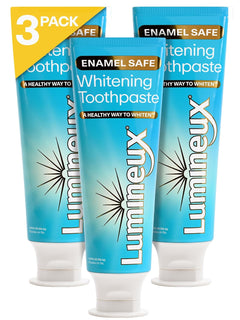 Lumineux - Pasta dental blanqueadora 3 paquetes, sin peróxido, segu...